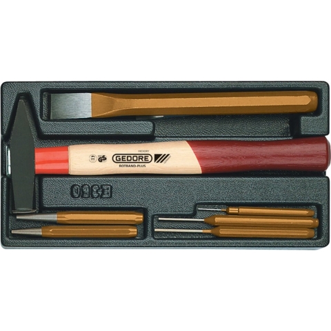 Gedore Hamer/beitelset in module - 6613760