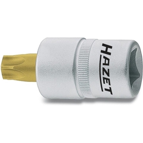 HAZET Dopsleutelbit 992-T45H · 1/2 inch (12,5 mm) vierkant hol · Tamper resistant TORX®-profiel · SW T45H