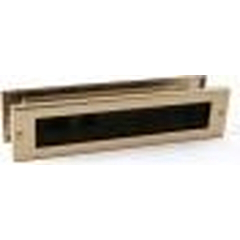 Hardbrass Mariani Tochtwering Alena Messing Ongelakt 330x79MM