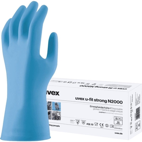 uvex 6096211 u-fit strong N2000 Chemicaliënhandschoen Maat (handschoen): XXL EN 420:2003+A1:2009, EN 374-5:2016, EN 374-1:2016 ISO 374-5:2016, ISO 374-1:2016