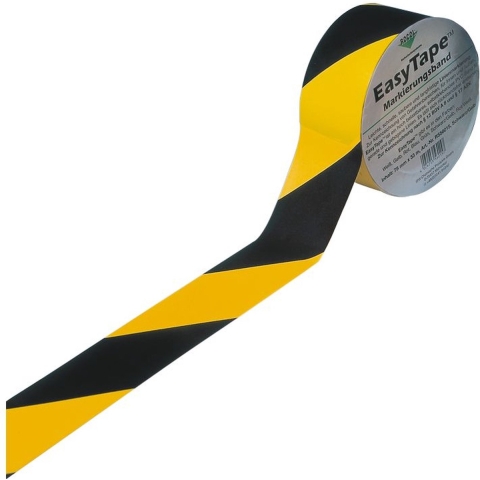 Rocol RS56005 RS56005 Markeringstape EasyTape Zwart, Geel (l x b) 33 m x 50 mm 1 stuk(s)