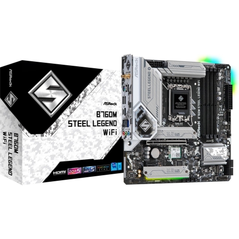 B760M Steel Legend WiFi Moederbord
