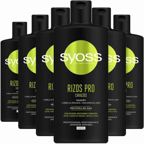6x Syoss Shampoo Pro Curls 440 ml