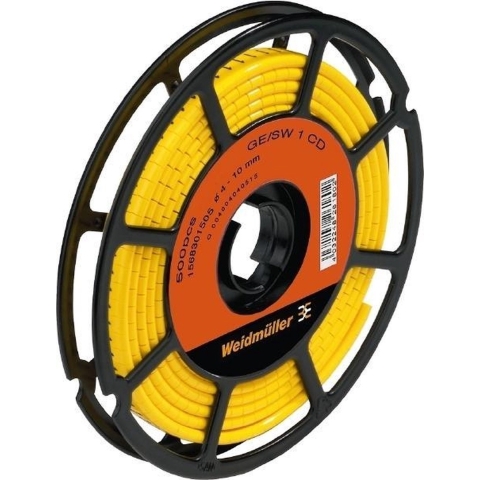 Weidmüller CLI M 2-4 GE/SW C CD Markeerring Opdruk C Buitendiameter 10 tot 317 mm 1568301641