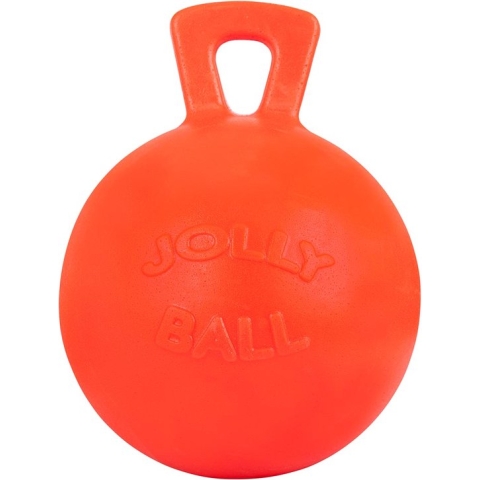 Jolly Pets Jolly Ball – Paarden speelbal met vanillegeur - Ter vermaak in de stal en in het weiland - Bijtbestendig - Oranje - Ø 25 cm