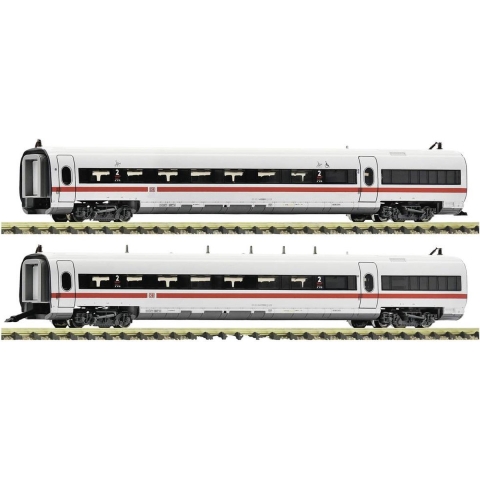 Fleischmann 7760008 N set van 2: Tussenwagon ICE-T (BR 411) van de DB AG 2e klas Bpmbz 411.6, 2e klas Bpmz 411.7
