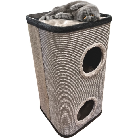 TOPMAST KRABTON KATTENTOREN - GRIJS - MAAT L