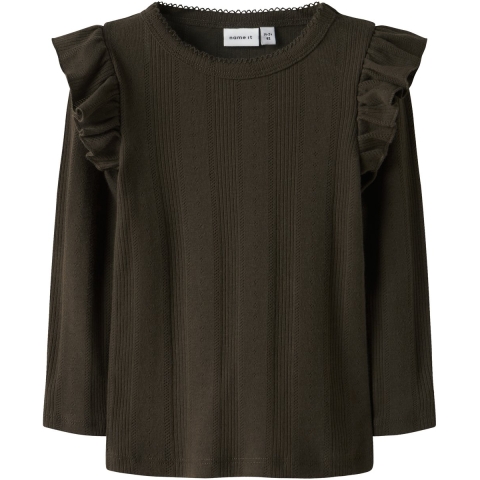 Name It Blouse - Rib - Noos - NmfJulia - Delicioso - Name It - 3 jaar (98) - Blouse
