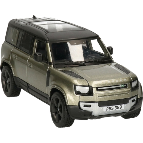 Modelauto/speelgoedauto Land Rover Defender schaal 1:24/21 x 8 x 8 cm -