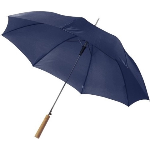 3x stuks automatische paraplu 102 cm doorsnede blauw -