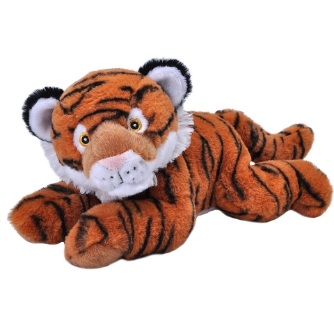 Wild Republic tijger knuffel - 30 cm - pluche - knuffeldieren - wilde dieren knuffels -