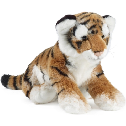 Pluche gestreept tijger welpje knuffel 35 cm -