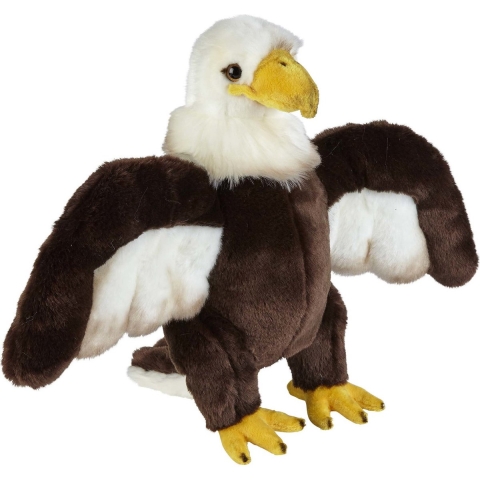 Pluche knuffel dieren Amerikaanse Zeearend roofvogel van 28 cm -