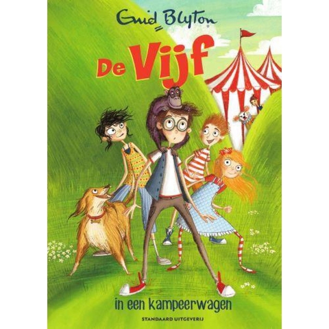 De Vijf in een kampeerwagen (Hardback)