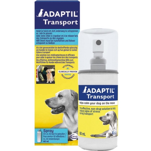 Adaptil Antistressmiddel - Transport Spray Hond - 60 ml