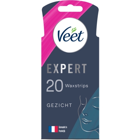 3x Veet Expert Waxstrips Gezicht Sensitive 20 stuks