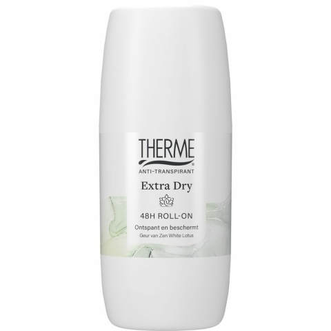3x Therme Anti-Transpirant Extra Dry Zen White Lotus Roller 60 ml