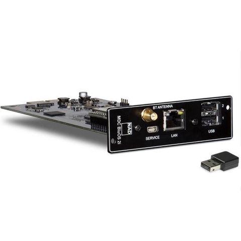 NAD: MDC BluOS 2i Bluesound Streaming-module - Zwart