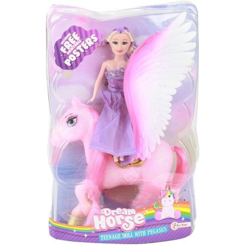 Toi Toys Tienerpop 15cm met pegasus