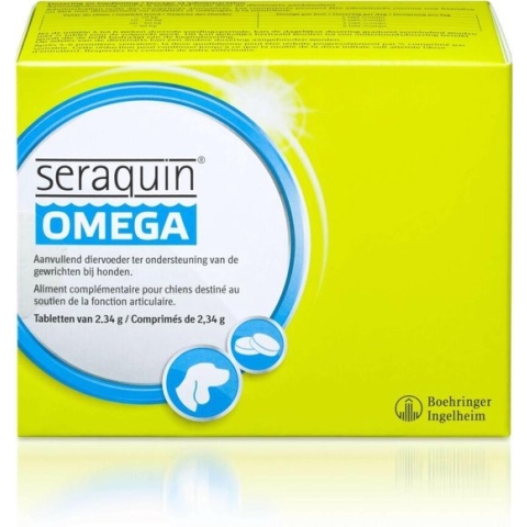 Seraquin Gewricht supplement Seraquin Omega Hond - 6 x 10 tabl à 2,34 g