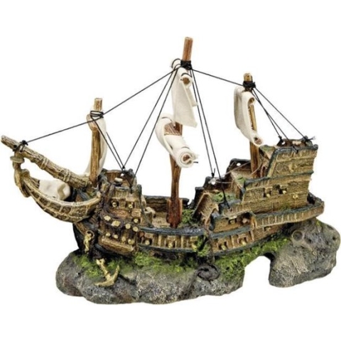 Nobby - gezonken schip - 33 x 13 x 23 cm