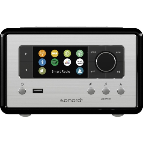 Sonoro: Relax internetradio - Hoogglans zwart