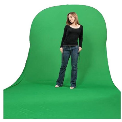 BRESSER BR-TR11 Chromakey groen Achtergrondscherm met Sleep 180x240+240cm