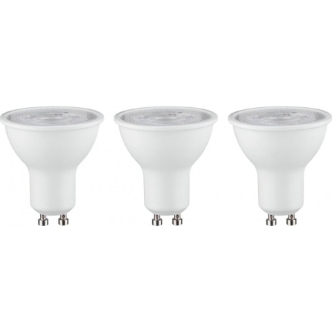 Paulmann 28928 LED-lamp Energielabel G (A - G) GU10 Reflector 7 W Neutraalwit (Ø x h) 51 mm x 54 mm 3 stuk(s)