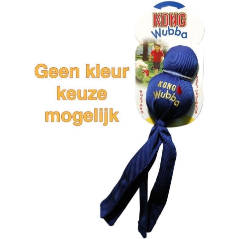 KONG Wubba – Hondenspeelgoed met geluid – Assorti geleverd – S – 24.1cm