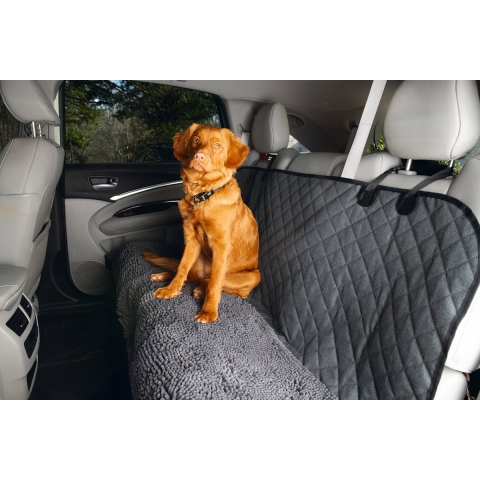 Dog Gone Smart Dirty Dog Autodeken Grijs 136 x 148 cm