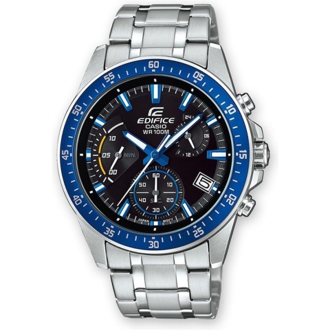 Casio Edifice Classic EFV-540D-1A2VUEF Herenhorloge 44 mm - Zilverkleurig