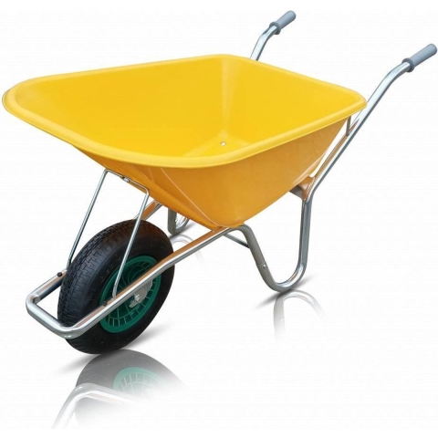 Little Jumbo Bouwkruiwagen | HDPE | Geel | 100 liter - 1251000875