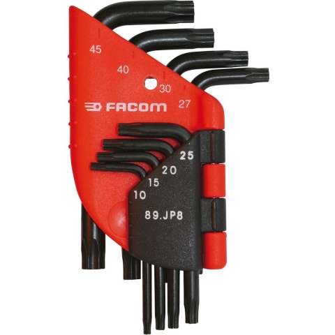 Facom 89.jp haakse inbussleutels torx in houder 6 - 89.JP6