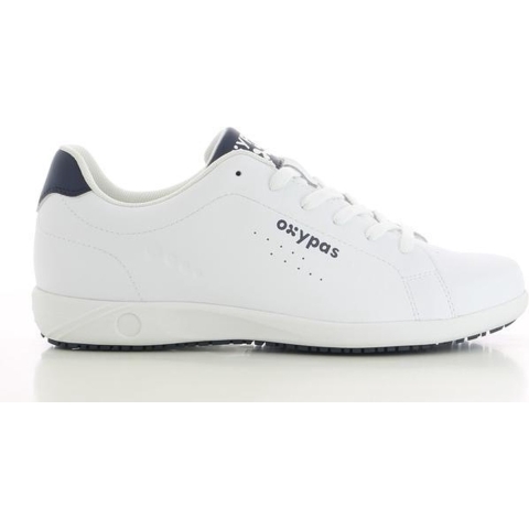 Oxypas Comfortabele Leren Veter Schoen Evan | Wit | Maat 39 - 00,154,135,39