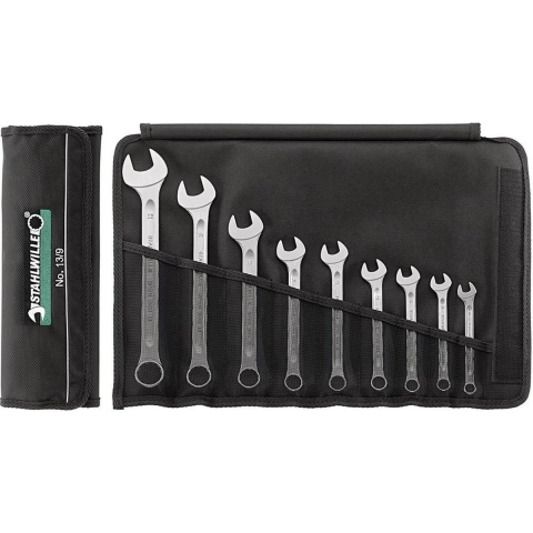 Stahlwille Ring-steeksleutelset | 15-delig sleutelwijdte 6-32 mm | vorm A chroom-legering-staal | 1 stuk - 96400803 96400803