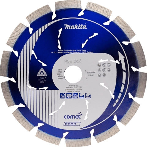 Makita Accessoires Diamantschijf 180x22,2mm blauw - B-27193 - B-27193