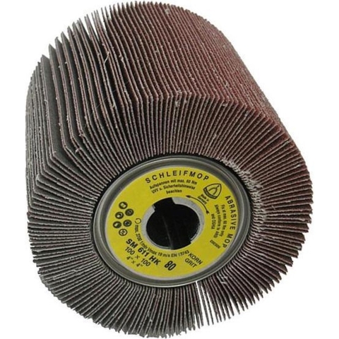 Klingspor Satineerwals | 60 bruin | d.100xB100mm | 19 mm | 1 stuk - 7325 7325