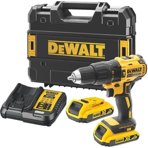 DeWALT DCD778D2T Accu klop-/schroefboormachine 18V XR 2.0Ah XR in TSTAK