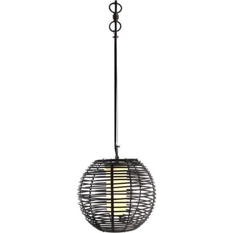 Deko Light Velorum 836020 Hanglamp E27 Zwart, Wit