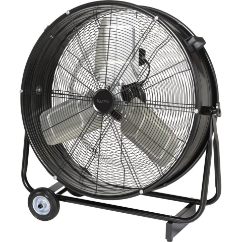 Sygonix Vloerventilator 330 W (Ø x h) 745 mm x 776 mm Zwart