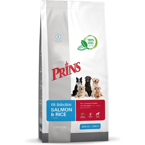 Prins Fit Selection Dog Salmon&Rice 15 kg