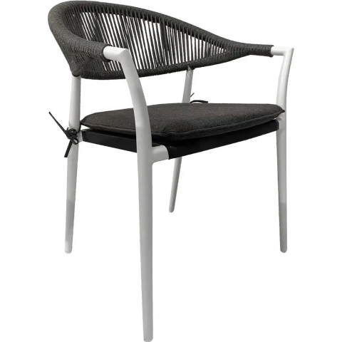 Casino Diningstoel Tweed/Wit - Own