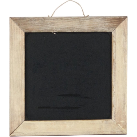 Krijtbord met touw 33,5 x 33,5 cm - Vatenhandel stijf
