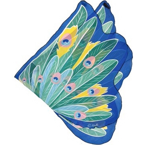 Carnaval verkleed vlinder vleugels - Pauwen vlinder - multi kleuren - voor kinderen -