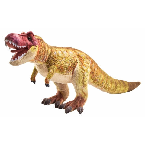 Wild Republic dinosaurus knuffel - T-rex - 63 cm - pluche - Dino knuffels - prehistorie -