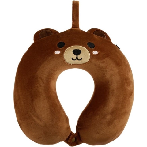 Beer/beren reis nekkussen met ophanglus voor kinderen - Knuffeldier - Kussentjes en slaapmaskers -