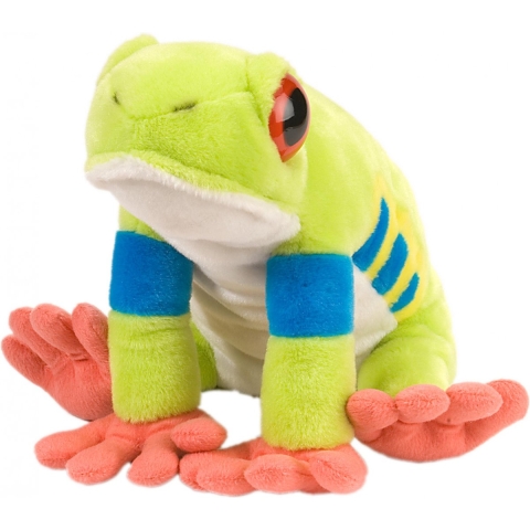 Pluche rood-oog boomkikker knuffel 30 cm -