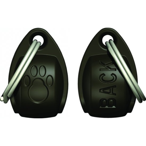 Catmate magneethangers voor kattenluik - zwart