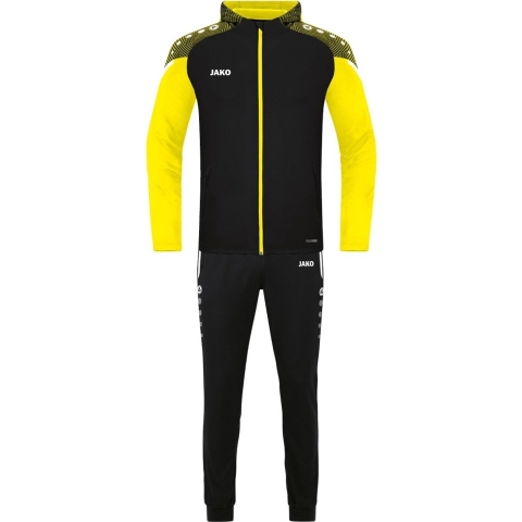 JAKO M9622D Vrijetijdspak Performance Dames - Zwart/Zachtgeel - 40