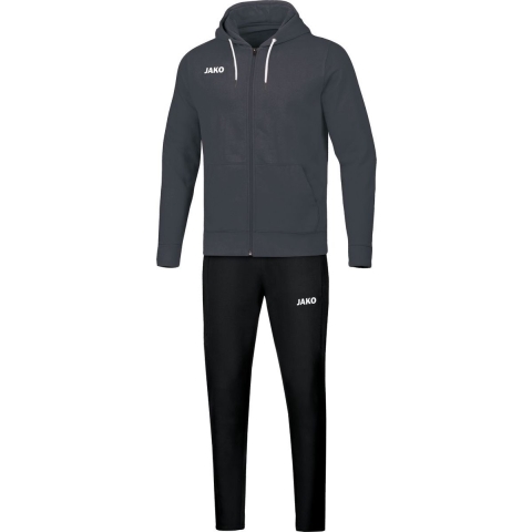 JAKO M9665 Joggingspak Base Met Kap - Antraciet - M
